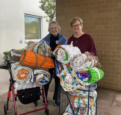 Gloria Little and Judith Banes at Wesley Rankin Co