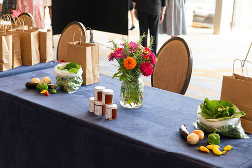 New Friends New Life Stand For Her Luncheon